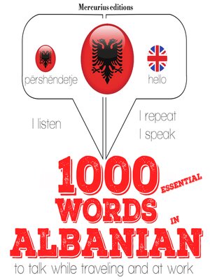 cover image of 1000 essential words in Albanian